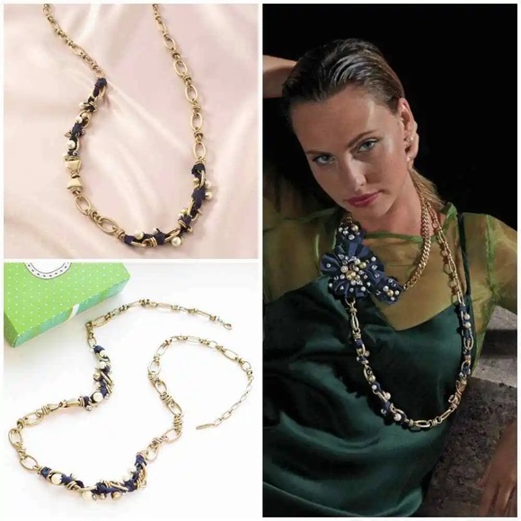 Stella & Dot French Twist Ribbon Necklace - Picture 4 of 5